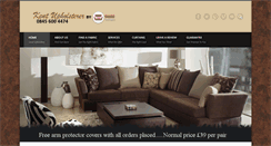 Desktop Screenshot of kentlocalupholsterer.com
